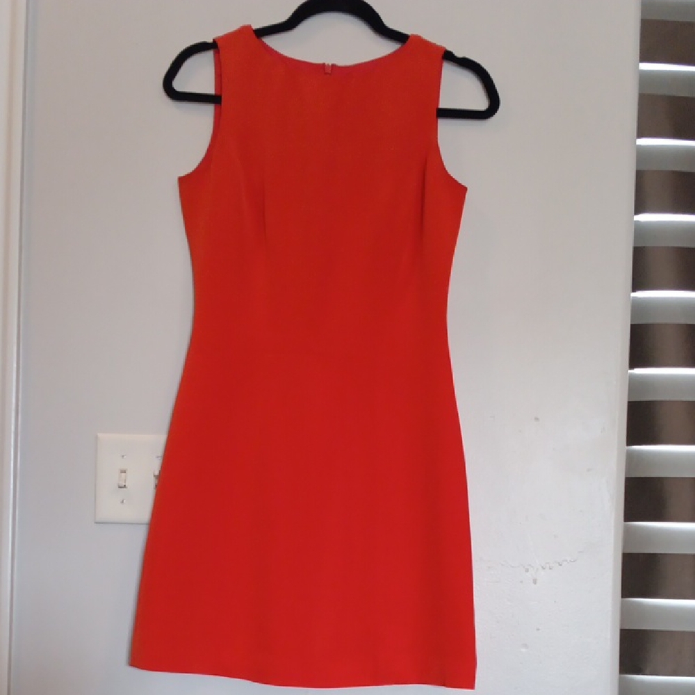 Hugo Buscati Vibrant Orange Mini Dress. #1138A